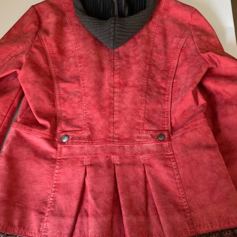 Montana Co. red leather jacket